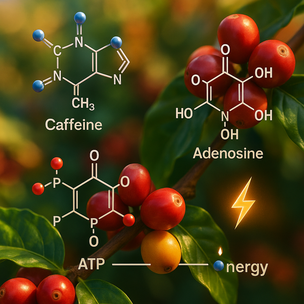 Adenosina y cafeína: cómo funciona tu energía