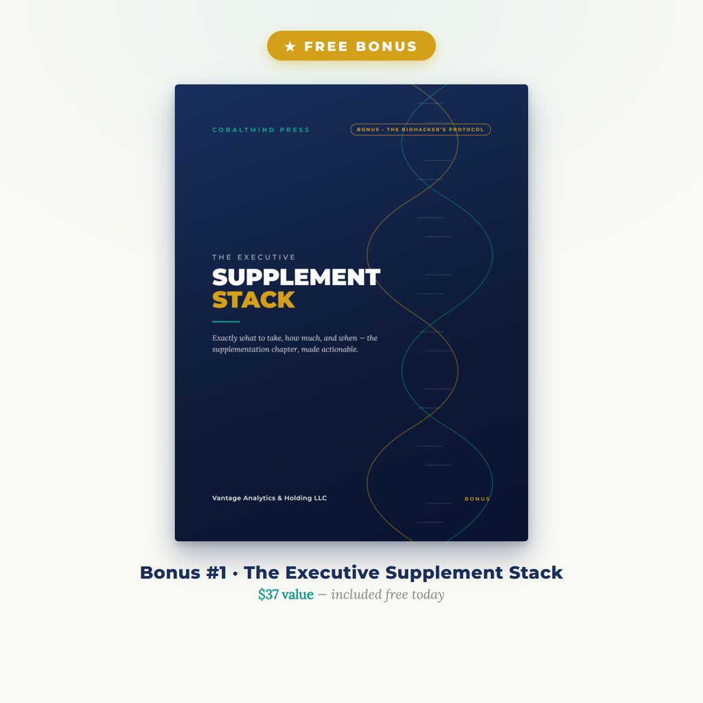 Free Bonus 1 — The Executive Supplement Stack ($37 value)