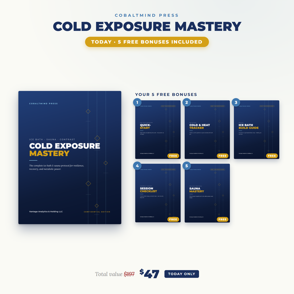 Cold Exposure Mastery — complete system with 5 free bonuses